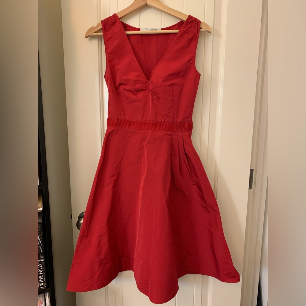 Miu Miu Red Dress